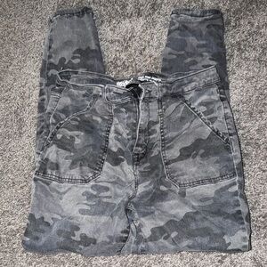 Mossimo Supply Co. Charcoal Camo Jeggings